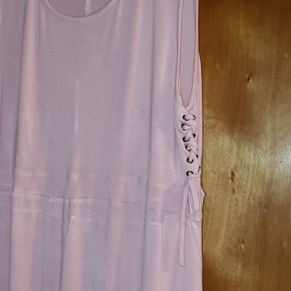Pale pink sleeveless dress - Picture 3 of 8